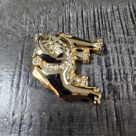 Bulldog pin and Bulldog post earings - Picture 4 of 6